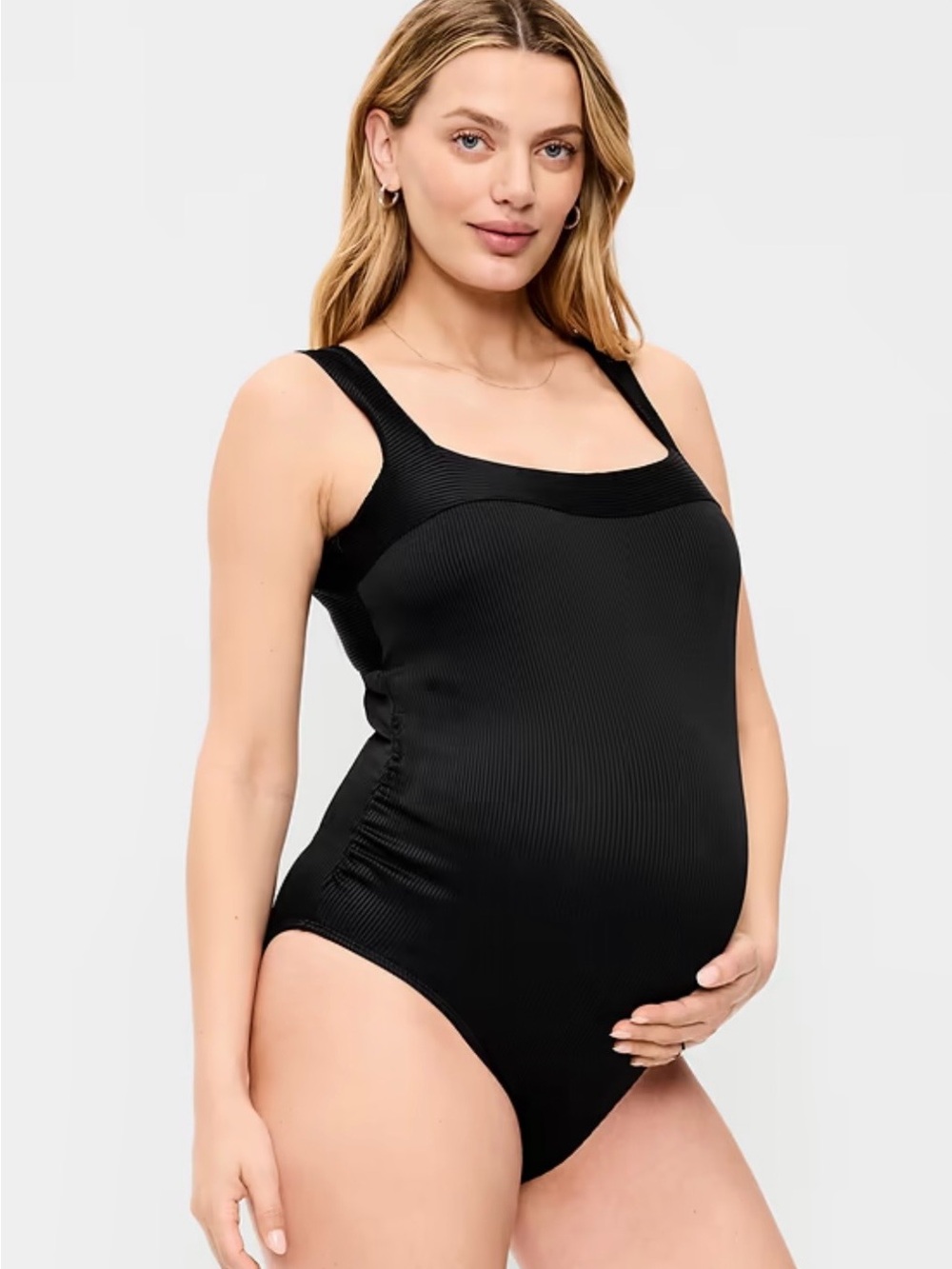 Old Navy Square Neck Maternity One-Piece Swimsuit Size L